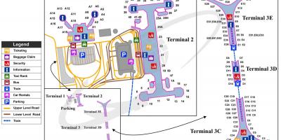 პეკინის აეროპორტის რუკა